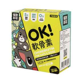 LitoMON 怪獸部落 OK軟骨素 1.5g*30入裝, 45g, 1盒