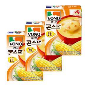 AJINOMOTO 味之素 VONO 玉米濃湯即食包, 57g, 3盒