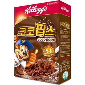 cocopops 巧克力爆米花麥片, 460g, 1盒