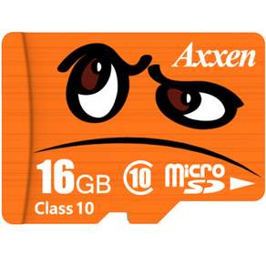 Axxen Class 10 Micro SD記憶卡 UHS-1, 16GB