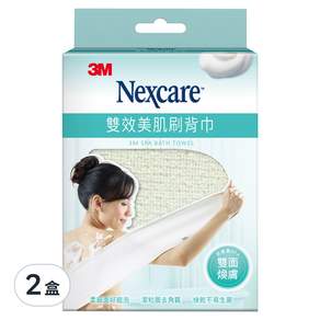 3M Nexcare 雙效美肌刷背巾, 2盒