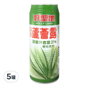 好聖地 蜂蜜蘆薈露, 520ml, 5罐