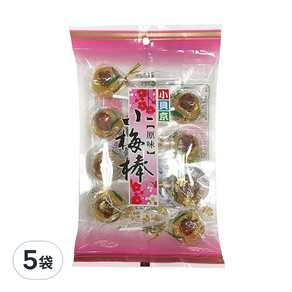 小貝京 原味小梅棒 8入, 112g, 5袋