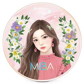 MIBA 第2代離子鈣雙效粉底氣墊 25g, #21 Light Skin, 1個