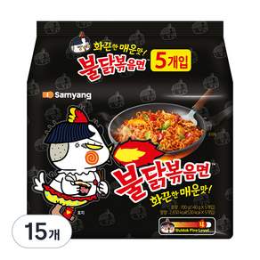 SAMYANG 三養 火辣雞肉風味鐵板炒麵, 15包