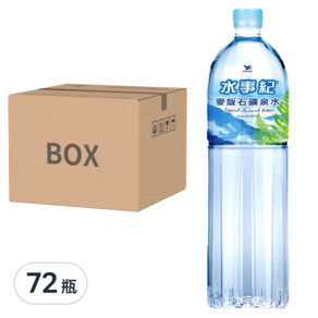 統一 水事紀 麥飯石礦泉水, 1.5L, 72瓶