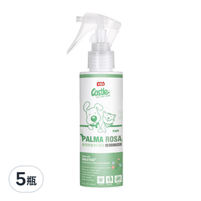 Castle 家適多 寵物除臭淨化噴霧 玫瑰草, 150ml, 5瓶