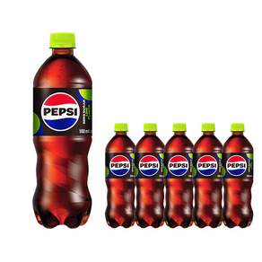 PEPSI 百事可樂 無糖可樂 萊姆口味, 6個, 500ml