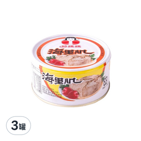 東和食品 好媽媽 海里肌, 185g, 3罐