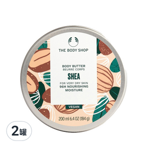 THE BODY SHOP 美體小舖 乳油木果修護身體滋養霜, 200ml, 2罐