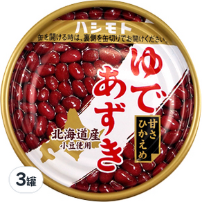 HASHIMOTO 北海道紅豆罐, 3罐