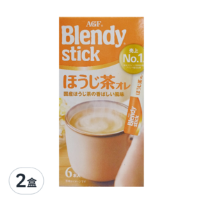 AGF Blendy 6本焙茶歐蕾, 9.7g, 6包, 2盒