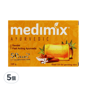 medimix 印度肥皂 檀香, 125g, 5盒