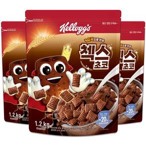 Kellogg'S Chex Choco 五穀巧克力麥片, 1.2kg, 3包