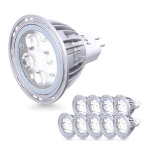 cityo LED MR16照明燈泡 5W 10入, 冷光色