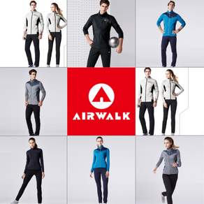 AIRWALK 女款長袖T恤長褲運動套裝 7536GY 灰色