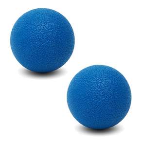 Lenwave TPE按摩球, 藍色, 2件