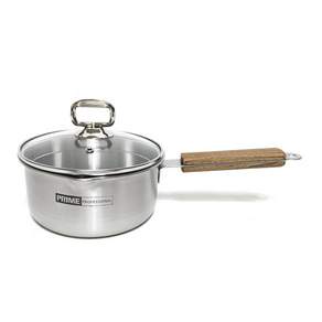 HANIL STAINLESS STEEL 電磁爐適用單柄5層304不鏽鋼副食品湯鍋, 16CM, 混色