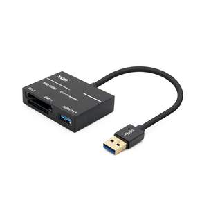 Coms USB 3.0 讀卡器 1Port SD XQD, FW399, 單色