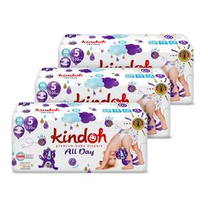 Kindoh 康兜 All Day 全天乾爽黏貼型尿布, XL, 138片