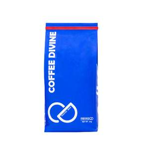 COFFEE DIVINE Moon Blend香甜深城市烘焙咖啡豆, 1kg, 1包, 研磨咖啡(咖啡機用)