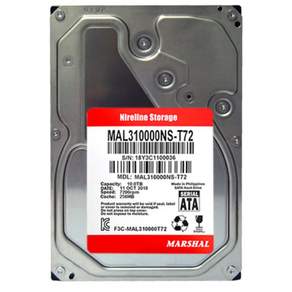 馬歇爾台式機 SATA3 7200 256MB 硬盤 MAL310000NS-T72, 10TB