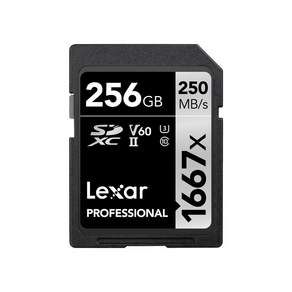 Lexar 雷克沙 SDXC 1667x UHS-2 卡, 256GB