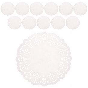 LivingDA Doily 圓紙 10cm 100p, 12組, 單色