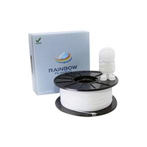 RAINBOW FILAMENT 3D打印機和3D打印筆 RB PLA細線材 白色 1kg, RB PLA