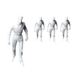 FORES 人體模型圖西洋鏡建築模型材料1:25 4p, 白色