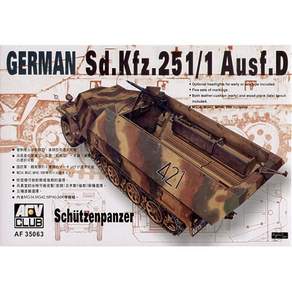 1:35 半卡車 Schutzenpanzer 塑料模型 Sd.kfz.251/1 Ausf.D 35063, 1個