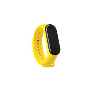 anyclear 小米手環5/6代專用錶帶, 黃色的, mi band 5/6 彩色錶帶