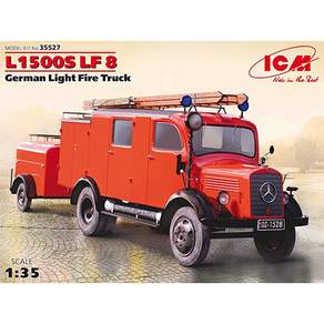 ICM 35527 1/35 L1500S LF 8 德國輕型消防車塑料模型, 1個