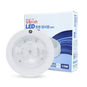 Vitson LED圓形日光感應燈 15W, 1入