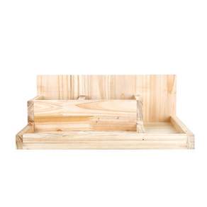 多用途木質收納盒, 單色, 1個