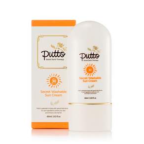 putto 可水洗防曬霜 SPF30 PA++++, 1條, 60ml