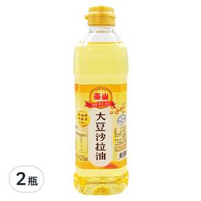 泰山 大豆沙拉油, 600ml, 2瓶