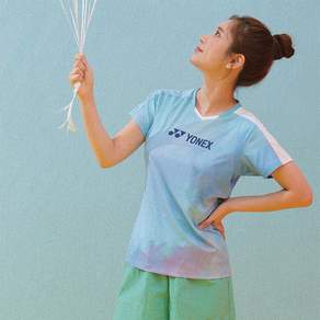 YONEX 女式遊戲服短袖 T恤 221TS010F