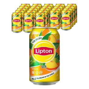 Lipton 立頓 桃子冰茶, 355ml, 24罐