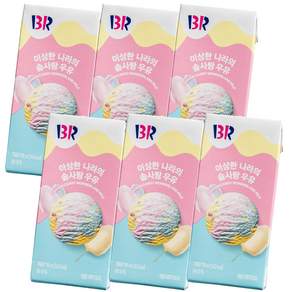 baskiN robbiNs 保久乳 棉花糖口味, 190ml, 6入