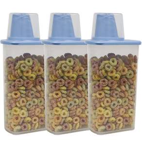 Xeonic 穀物密封儲存罐 1500ml, 3個