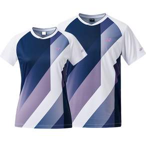 YONEX T 恤男款 223TS027M + 女款 223TS028F 套裝