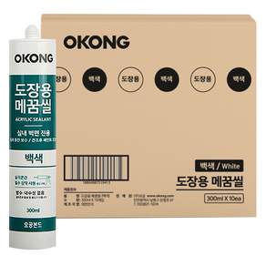 OKONG 畫用填充印章白 300ml x 10p, 1個