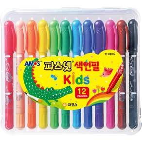 AMOS Parsnet 兒童彩色鉛筆 12p, 1套, 12 種顏色