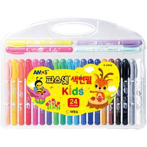 AMOS Parsnet 兒童彩色鉛筆 24p, 24 種顏色, 1套