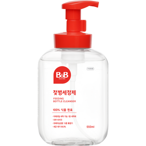 B&B 奶瓶清潔慕斯, 550ml, 1個