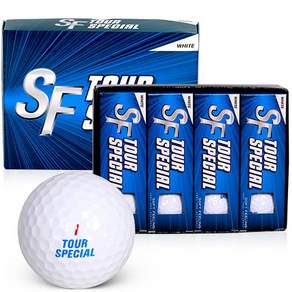 SRIXON SF TOUR SPECIALl高爾夫球 均碼 2入裝, 白色, 4組