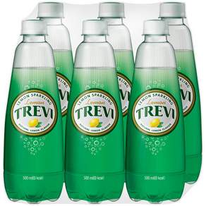 TREVI 氣泡水 檸檬風味, 6個, 500ml