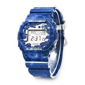 CASIO 卡西歐 G-SHOCK 男款系列Subcrew牛仔聚氨酯手錶 42.8mm DW5600