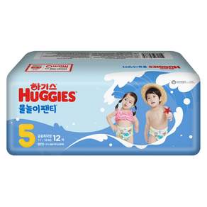 HUGGIES 好奇 游泳用防水褲型尿布, XL, 12片